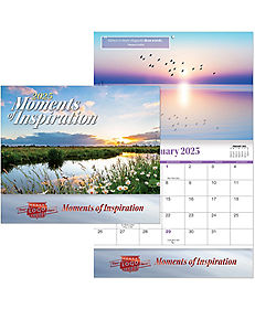 Promotional Wall Calendars: Luxe Moments Of Inspiration Stapled Wall Calendar